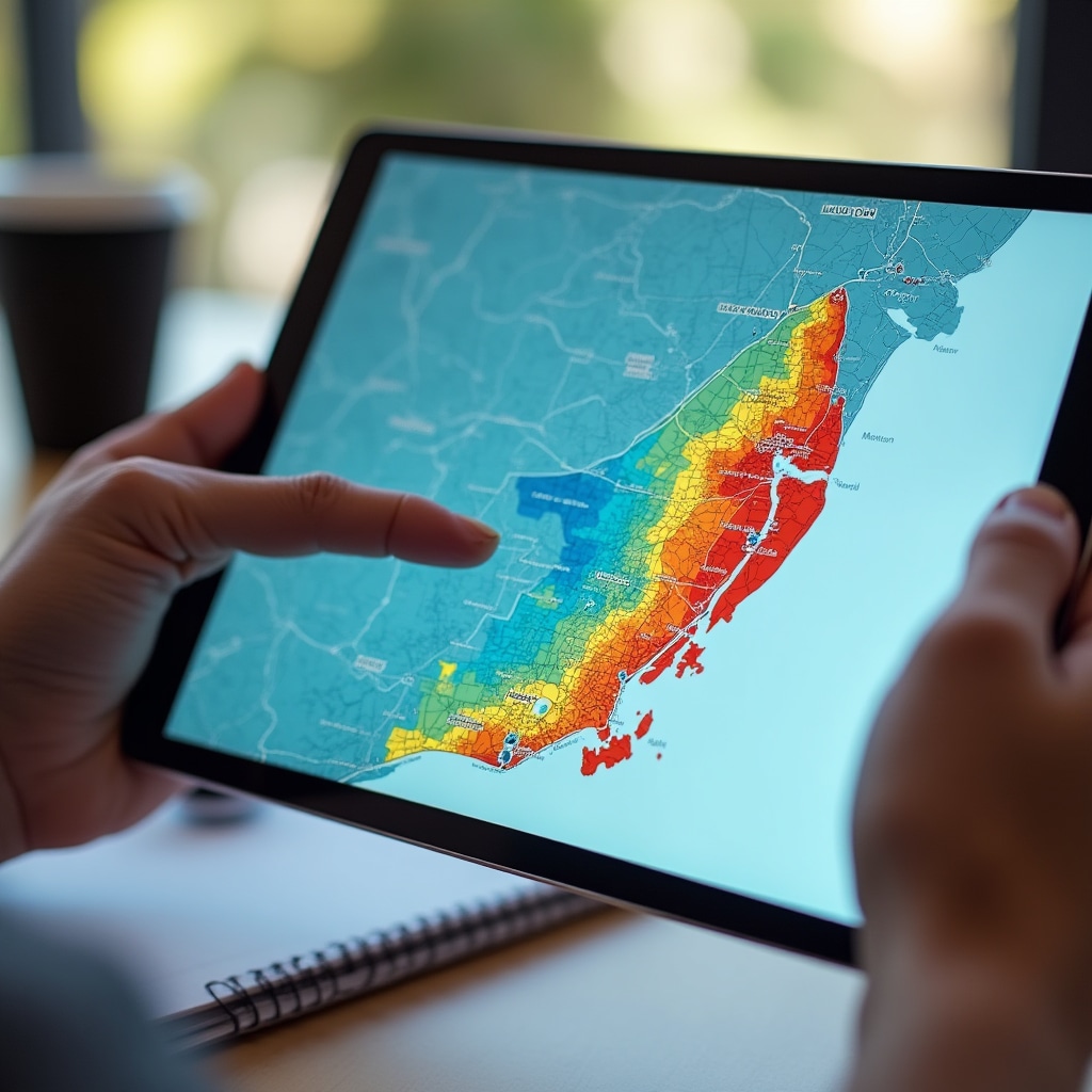 Imephu yokushisa yemisebenzi yokuthuthukiswa kulo lonke indawo yasedolobheni laseKapa