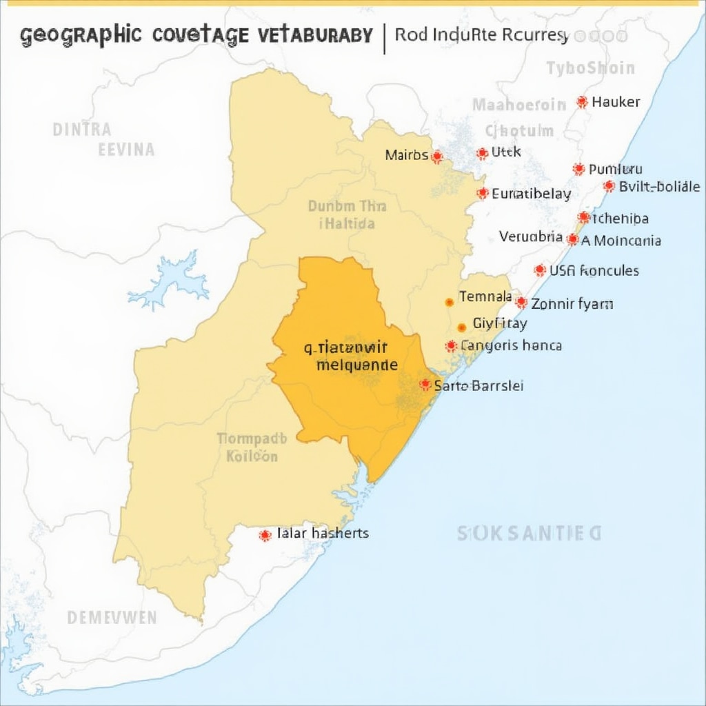 Imephu yokumbozwa ekhuliwe ebonisa izigodi ezintsha zaseTheku ezengezwe enkundleni